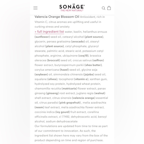 SONAGE SAFFRON ENERGIZING VITAMIN MASK - BRAND NEW IN THE BOX! - Picture 11 of 12